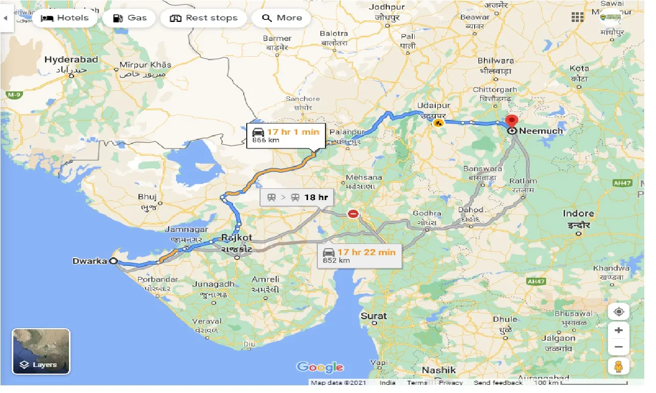dwarka-to-neemuch-one-way