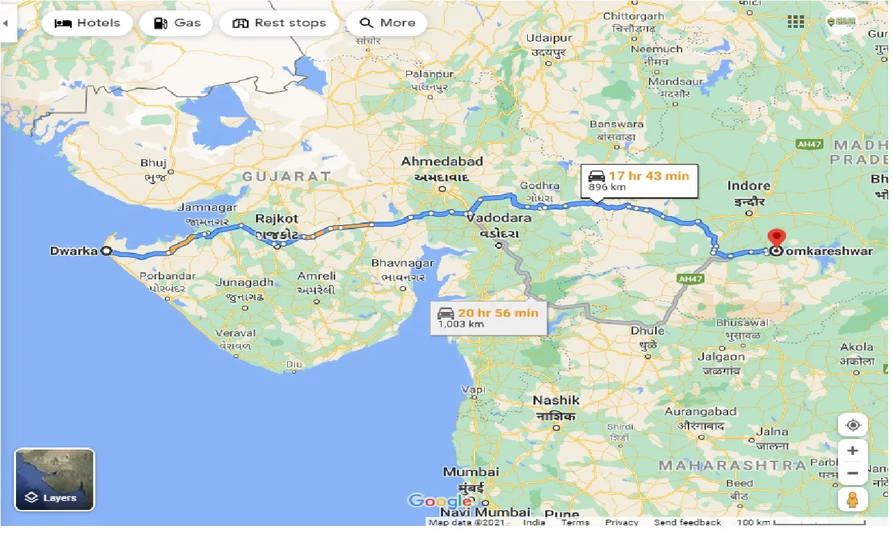 dwarka-to-omkareshwar-one-way