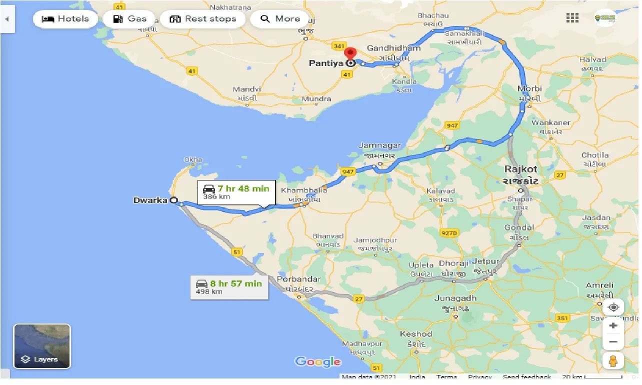 dwarka-to-pantiya-taxi