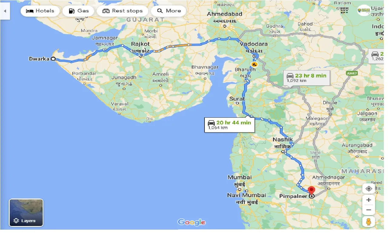 dwarka-to-pimpalner-taxi