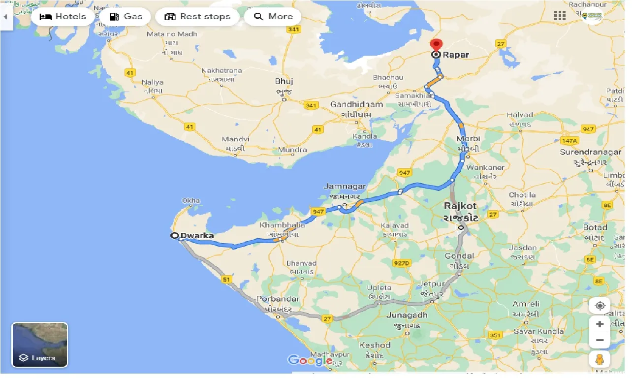 dwarka-to-rapar-one-way