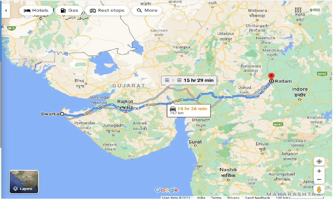 dwarka-to-ratlam-one-way