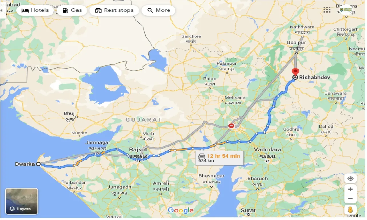 dwarka-to-rishabhdev-one-way