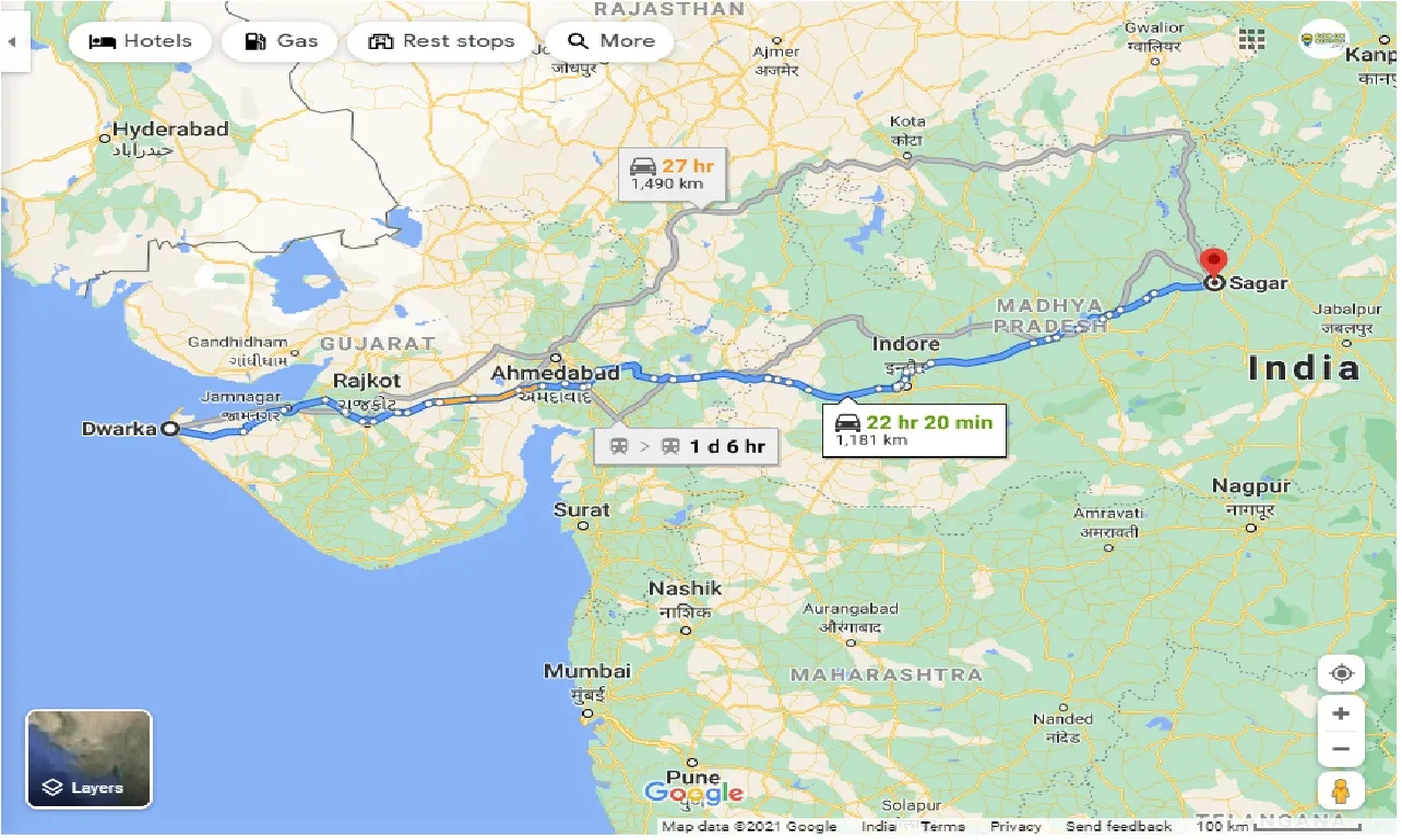 dwarka-to-sagar-one-way