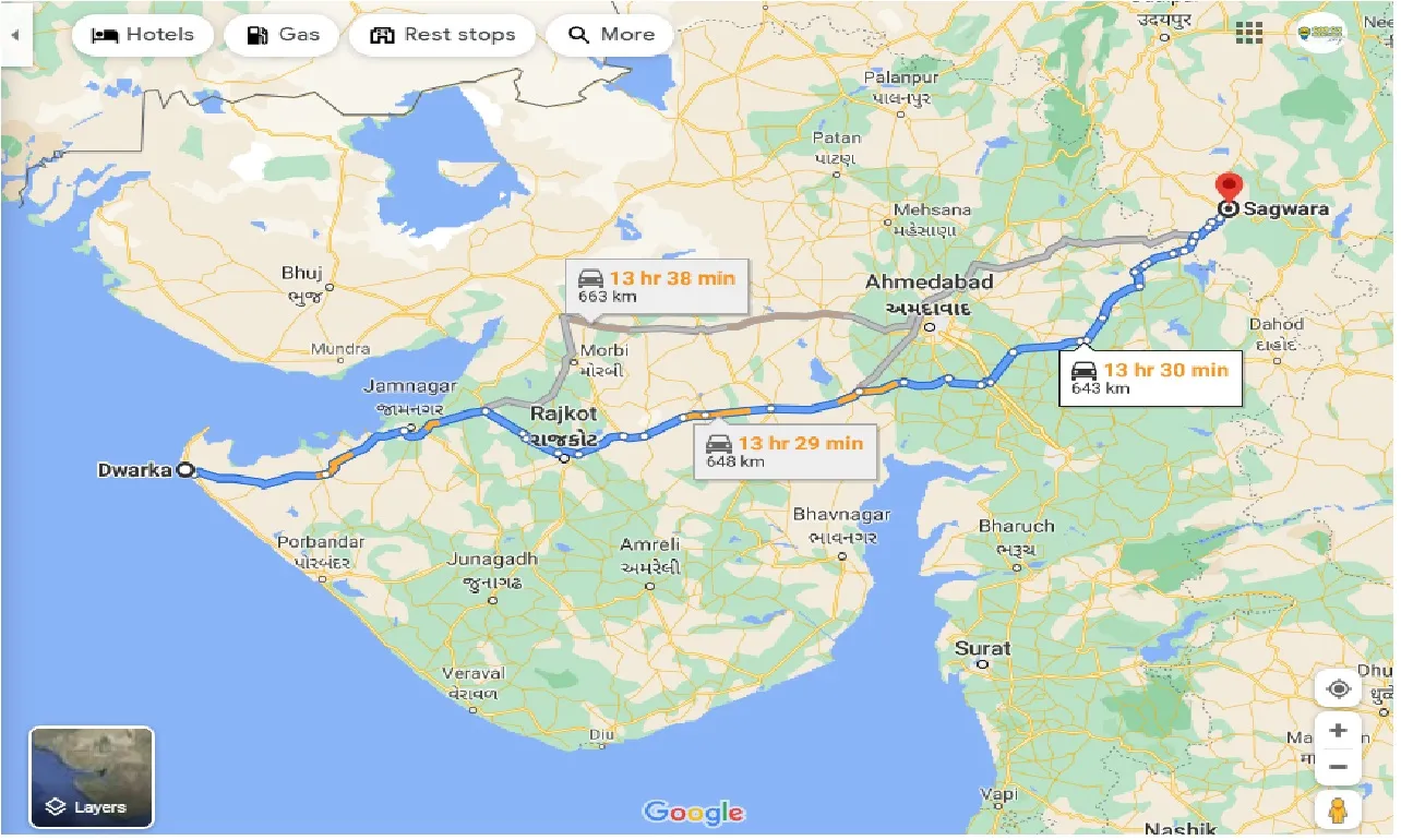 dwarka-to-sagwara-taxi