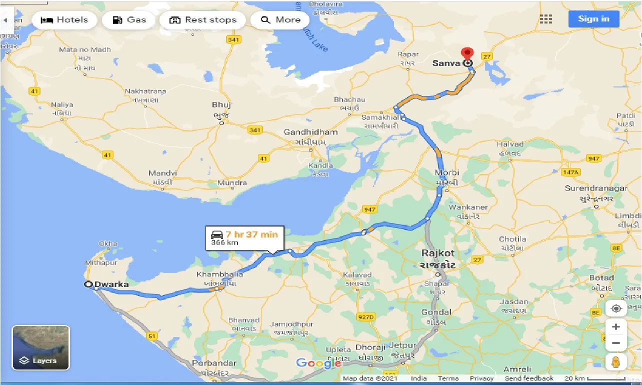 dwarka-to-sanva-taxi