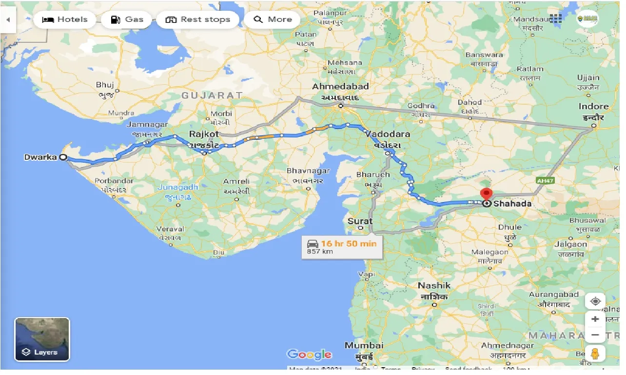 dwarka-to-shahada-taxi