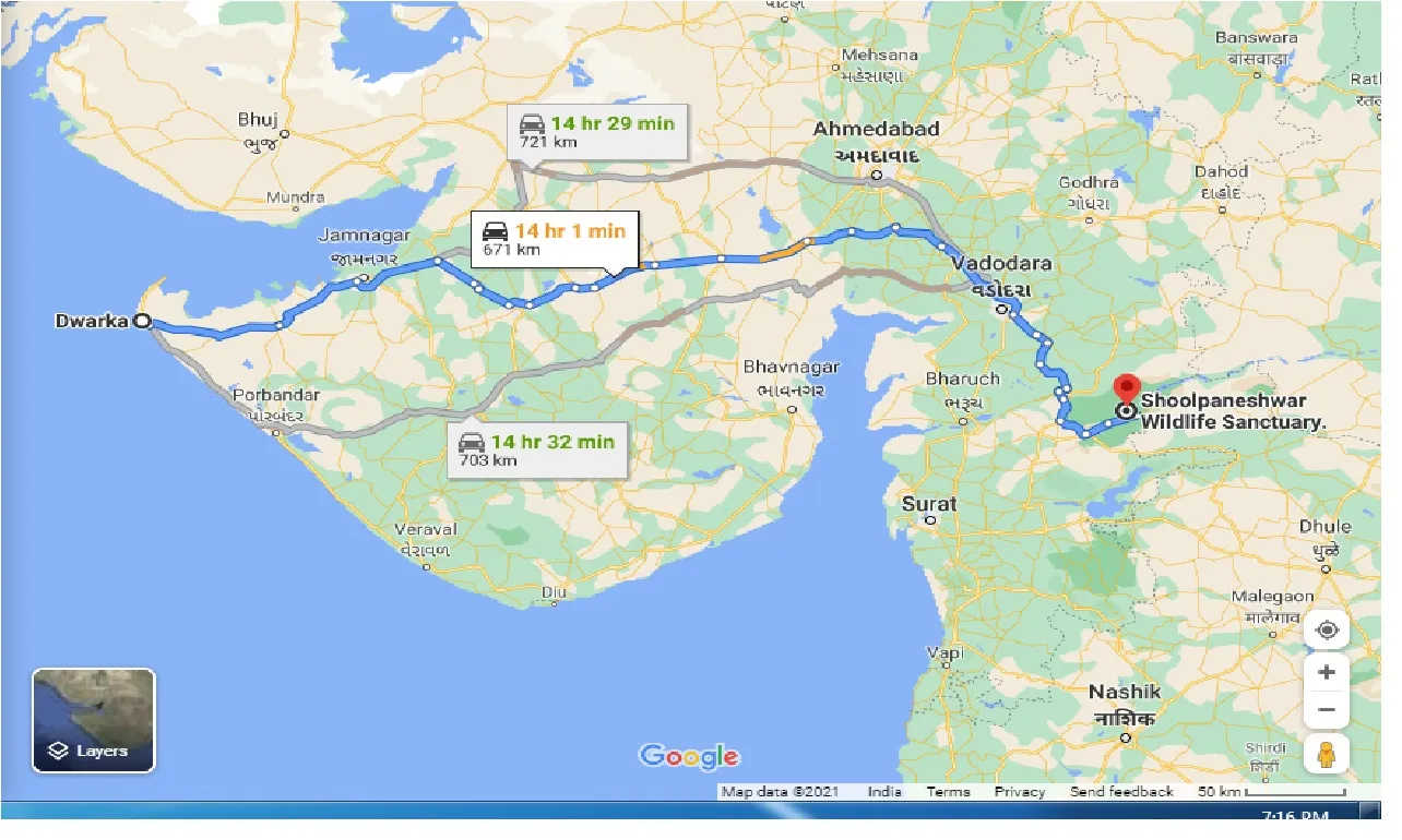 dwarka-to-shoolpaneshwar-wildlife-sanctuary-taxi