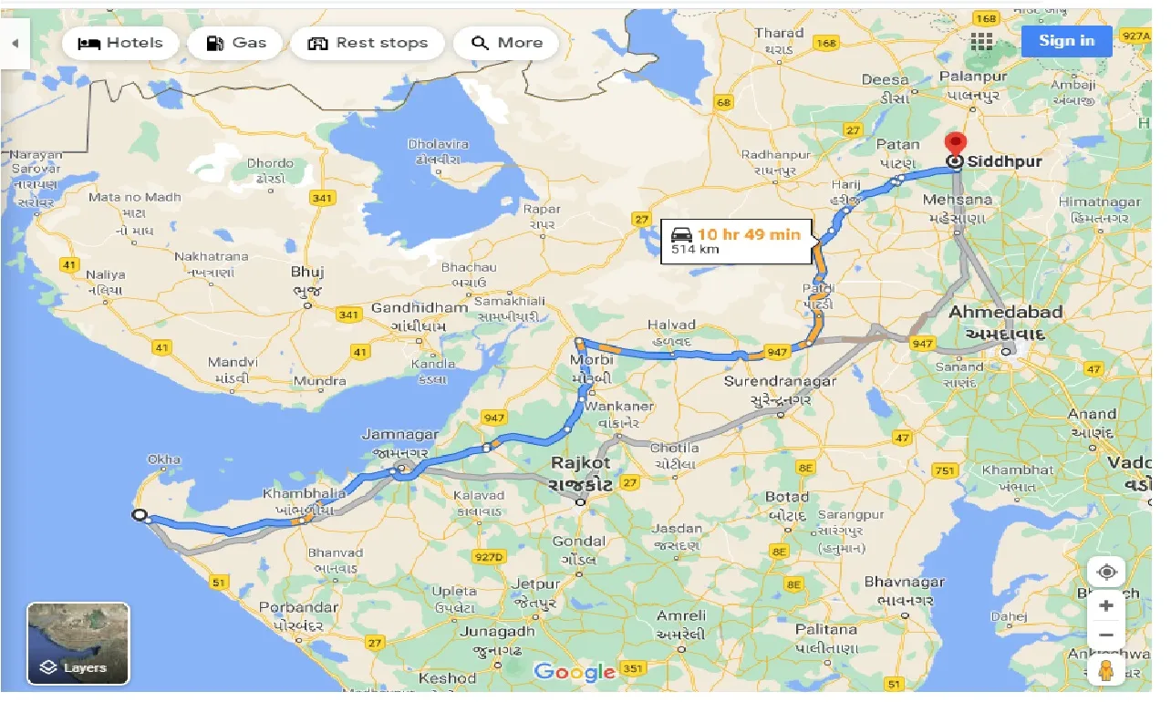 dwarka-to-siddhpur-taxi
