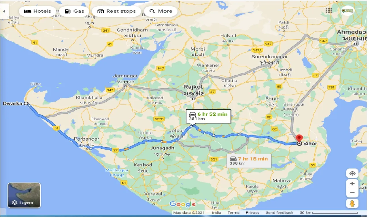 dwarka-to-sihor-taxi