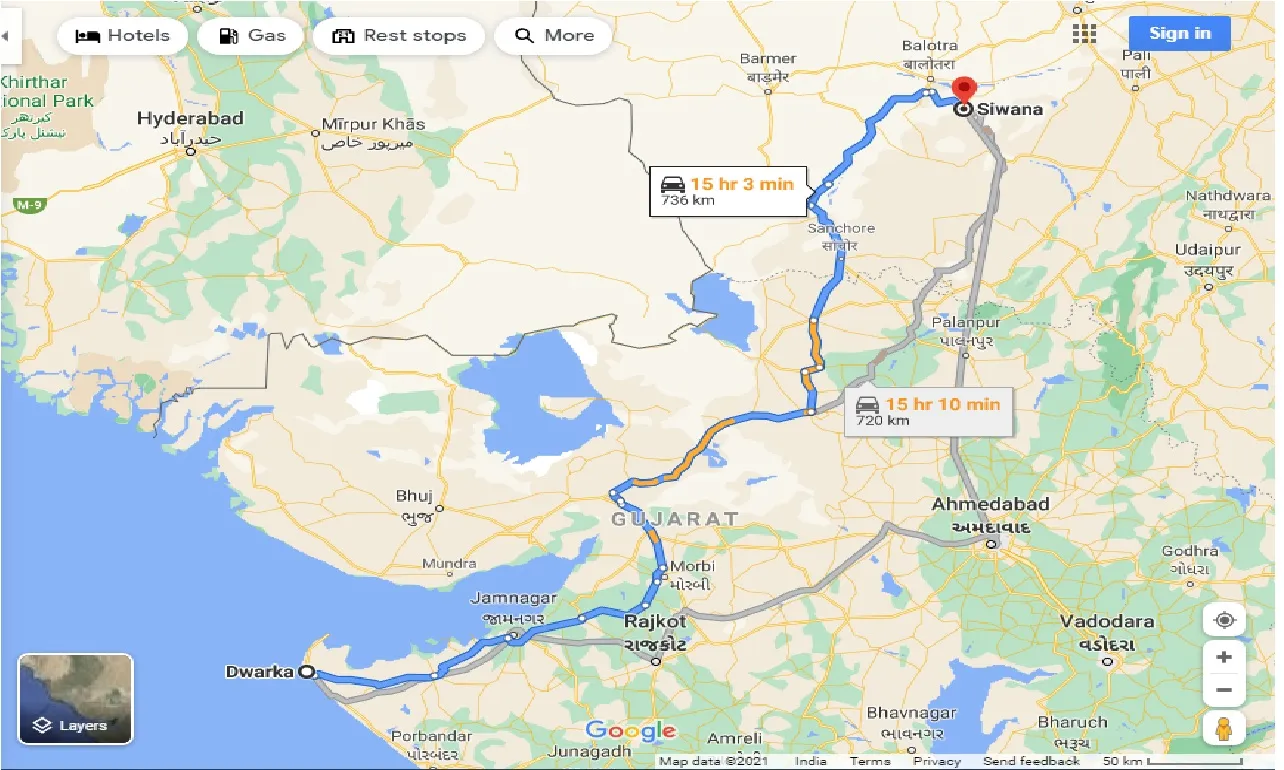dwarka-to-siwana-one-way