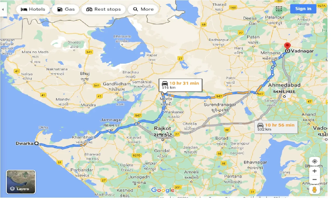 dwarka-to-vadnagar-taxi
