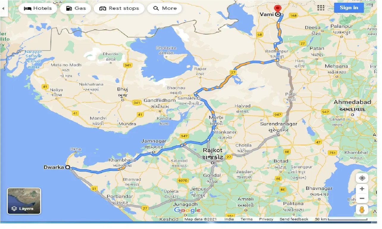 dwarka-to-vami-one-way