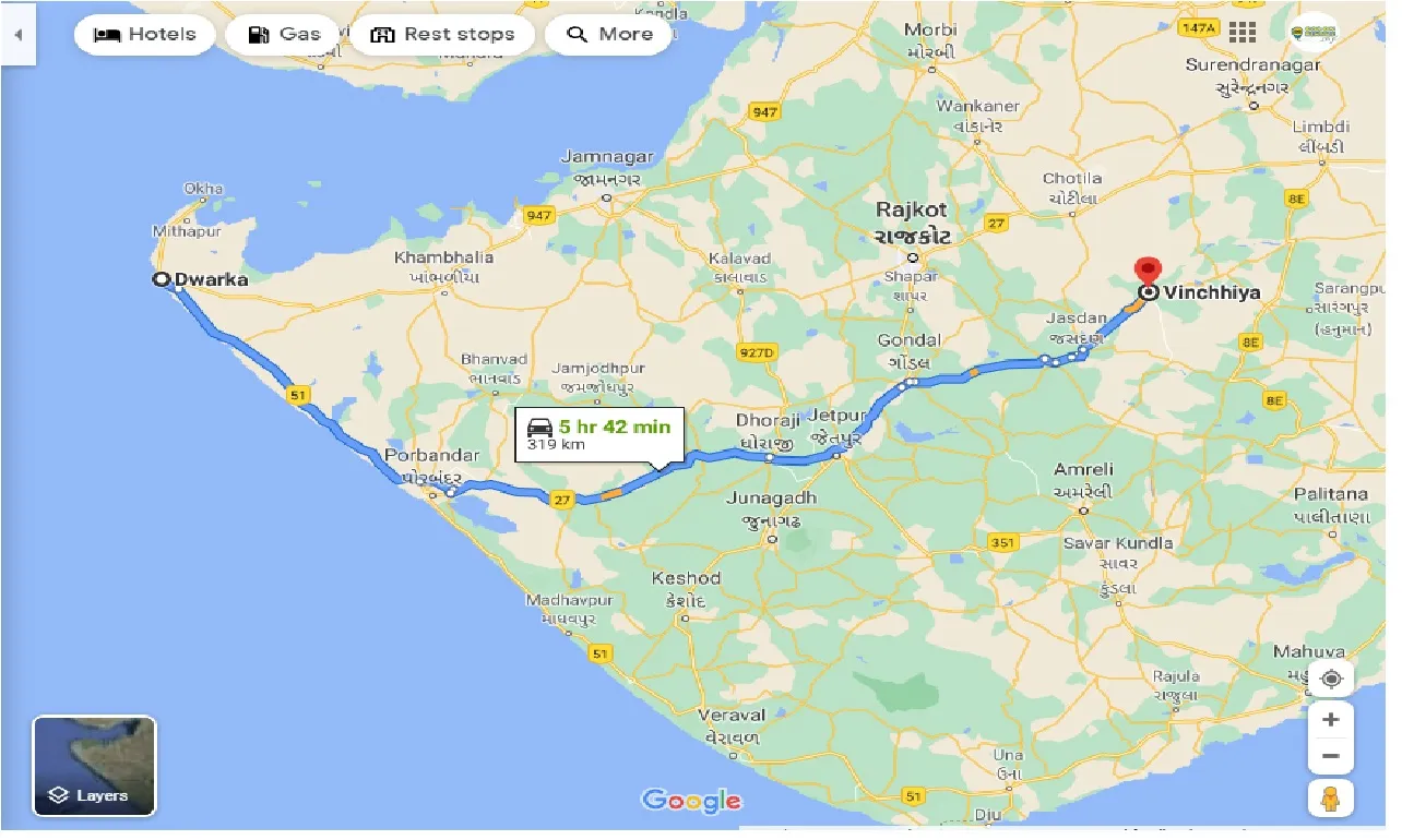 dwarka-to-vinchhiya-one-way