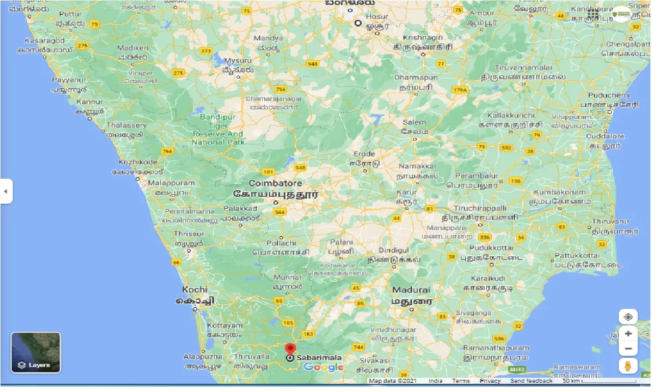 electronic-city-to-sabarimala-one-way