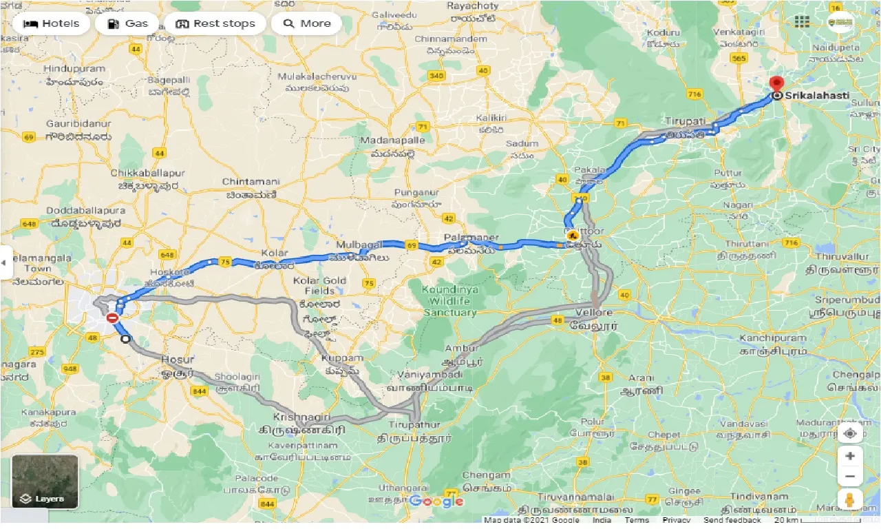 electronic-city-to-srikalahasti-round-trip