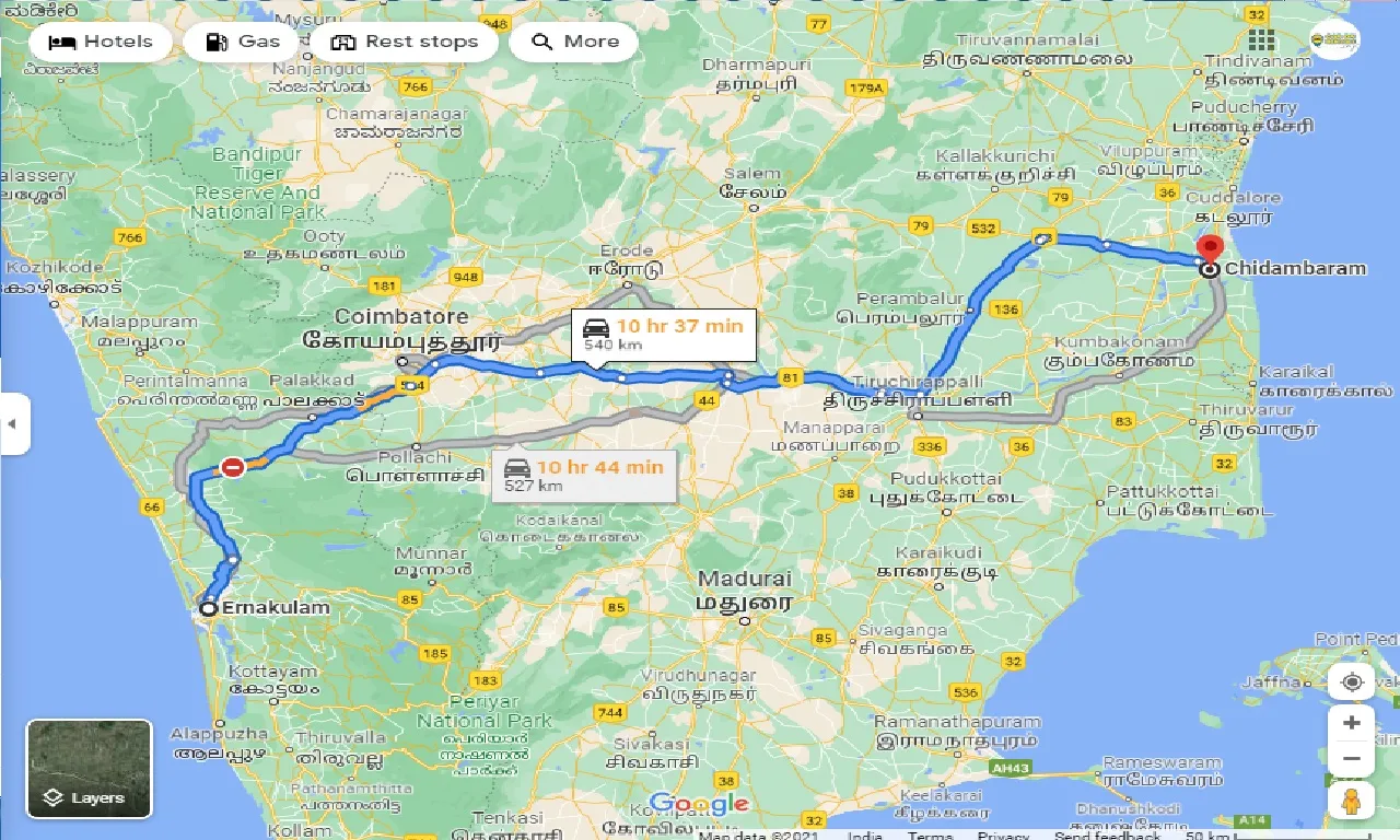 ernakulam-to-chidambaram-round-trip