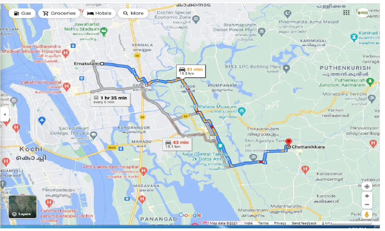 ernakulam-to-chottanikkara-round-trip