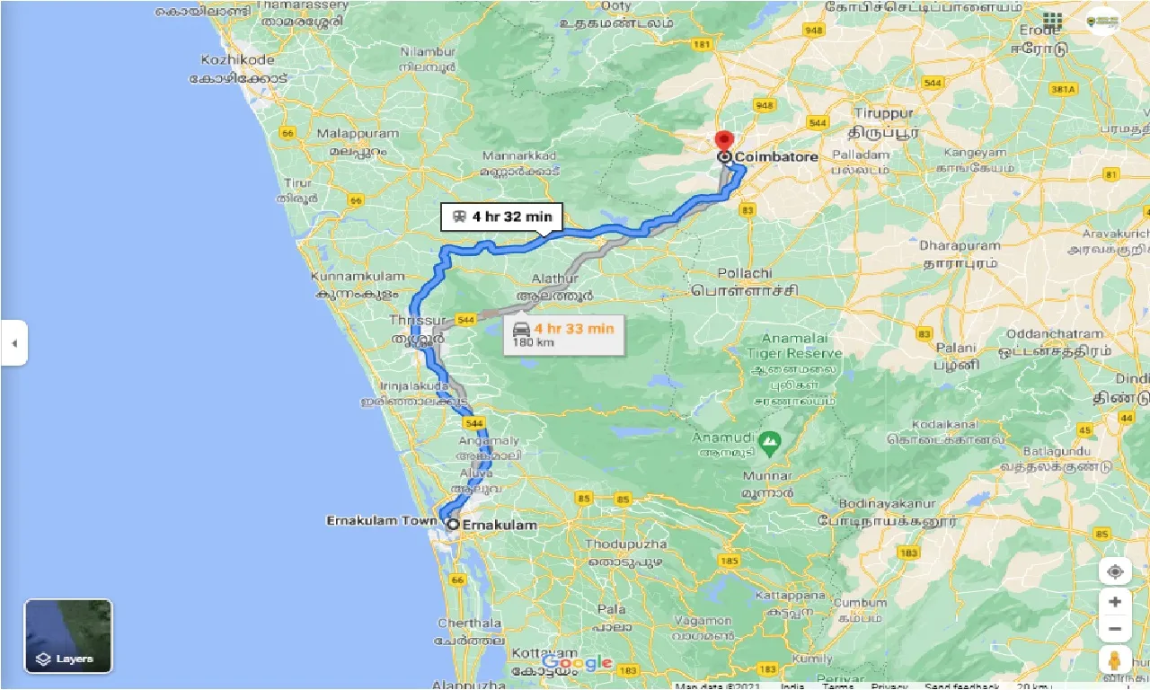 ernakulam-to-coimbatore-one-way