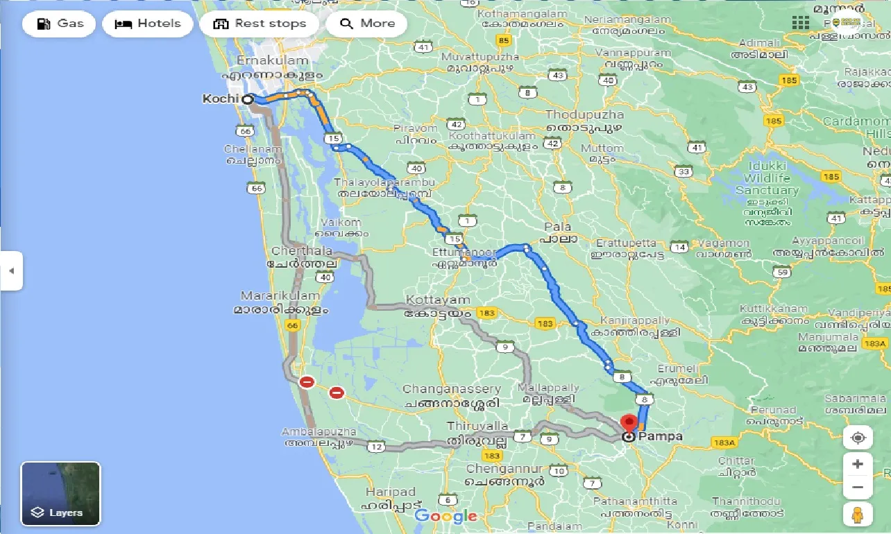 ernakulam-to-pamba-one-way