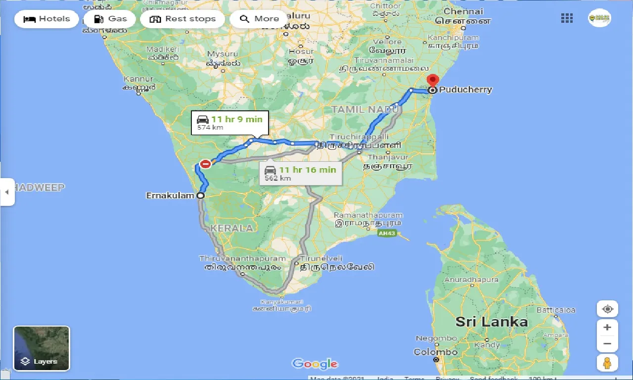 ernakulam-to-pondicherry-one-way