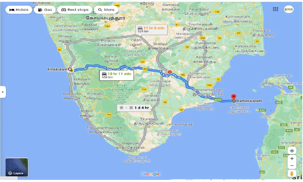 ernakulam-to-rameshwaram-one-way