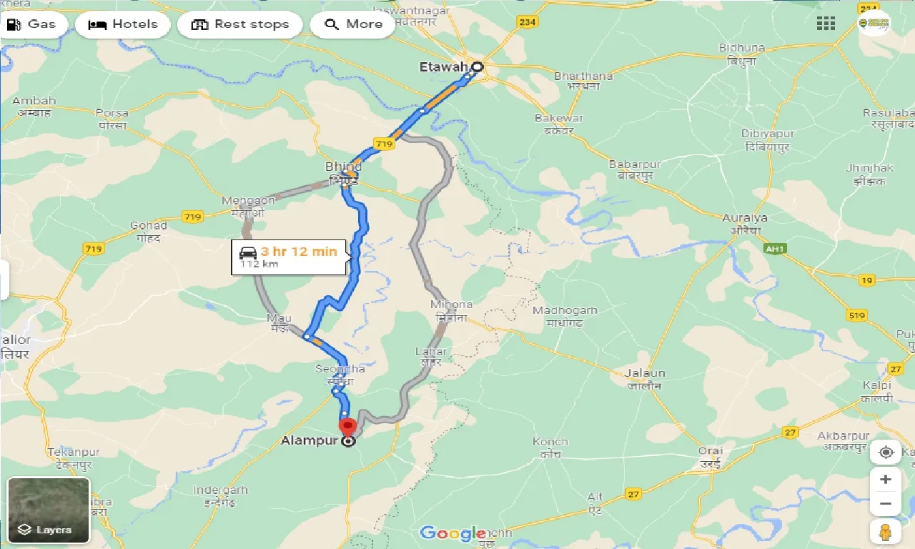 etawah-to-alampur-one-way