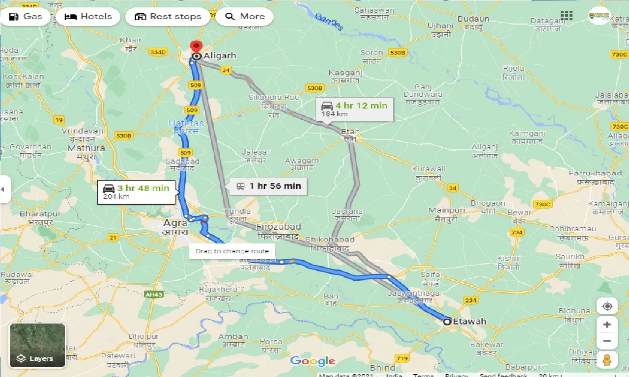 etawah-to-aligarh-taxi