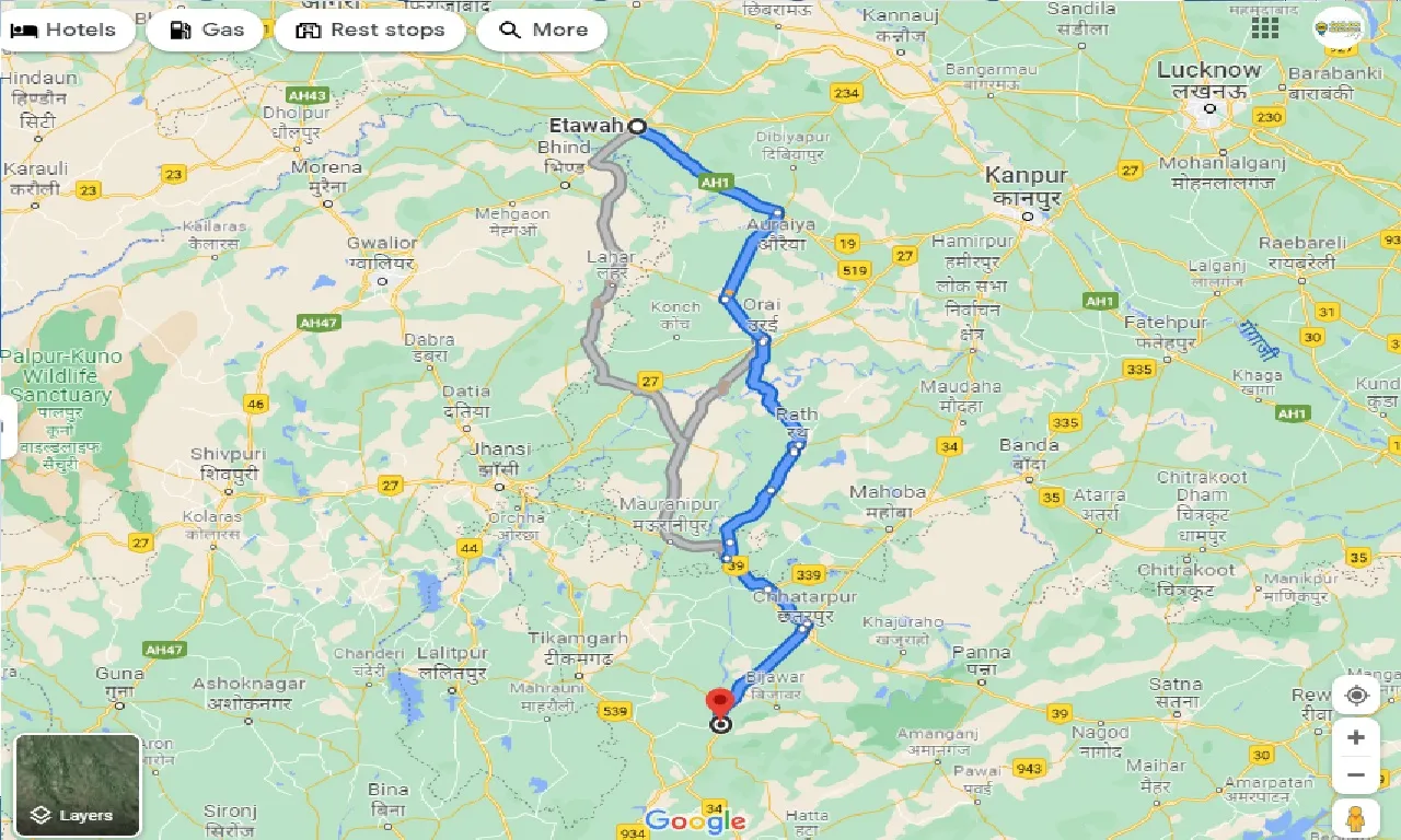 etawah-to-bada-malhera-taxi