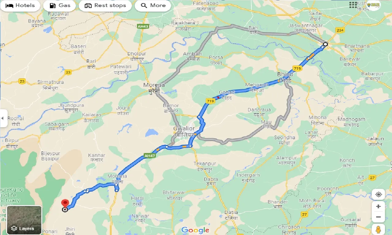 etawah-to-bairad-taxi