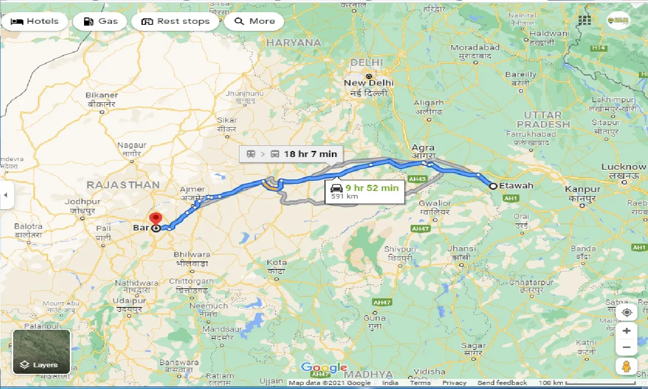 etawah-to-bar-taxi
