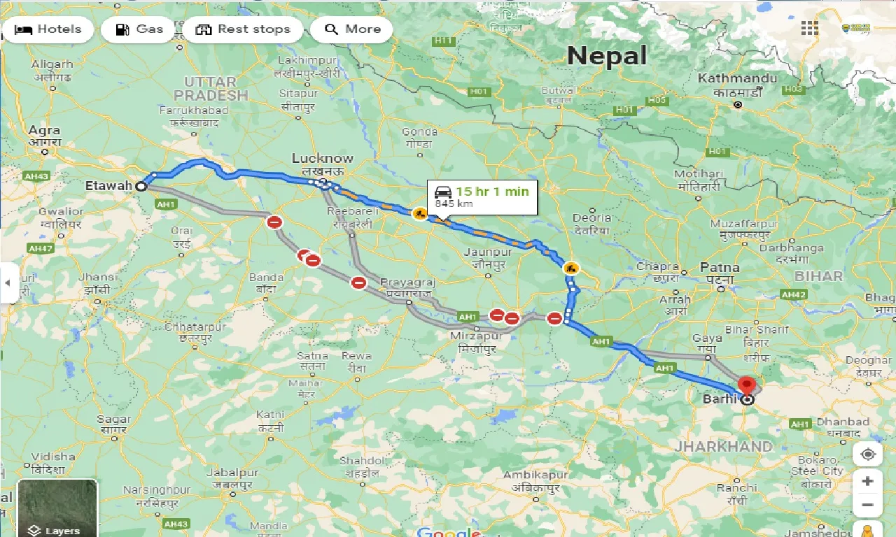 etawah-to-barhi-taxi