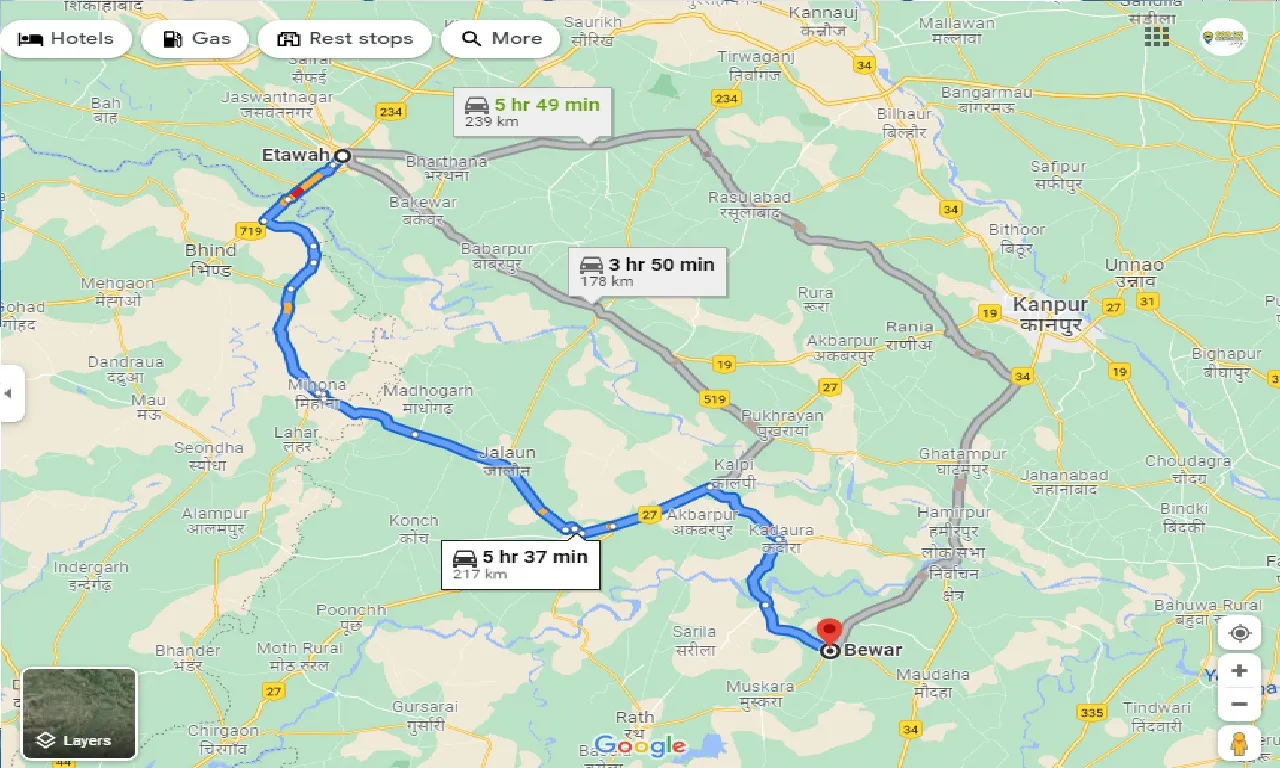 etawah-to-bewar-one-way