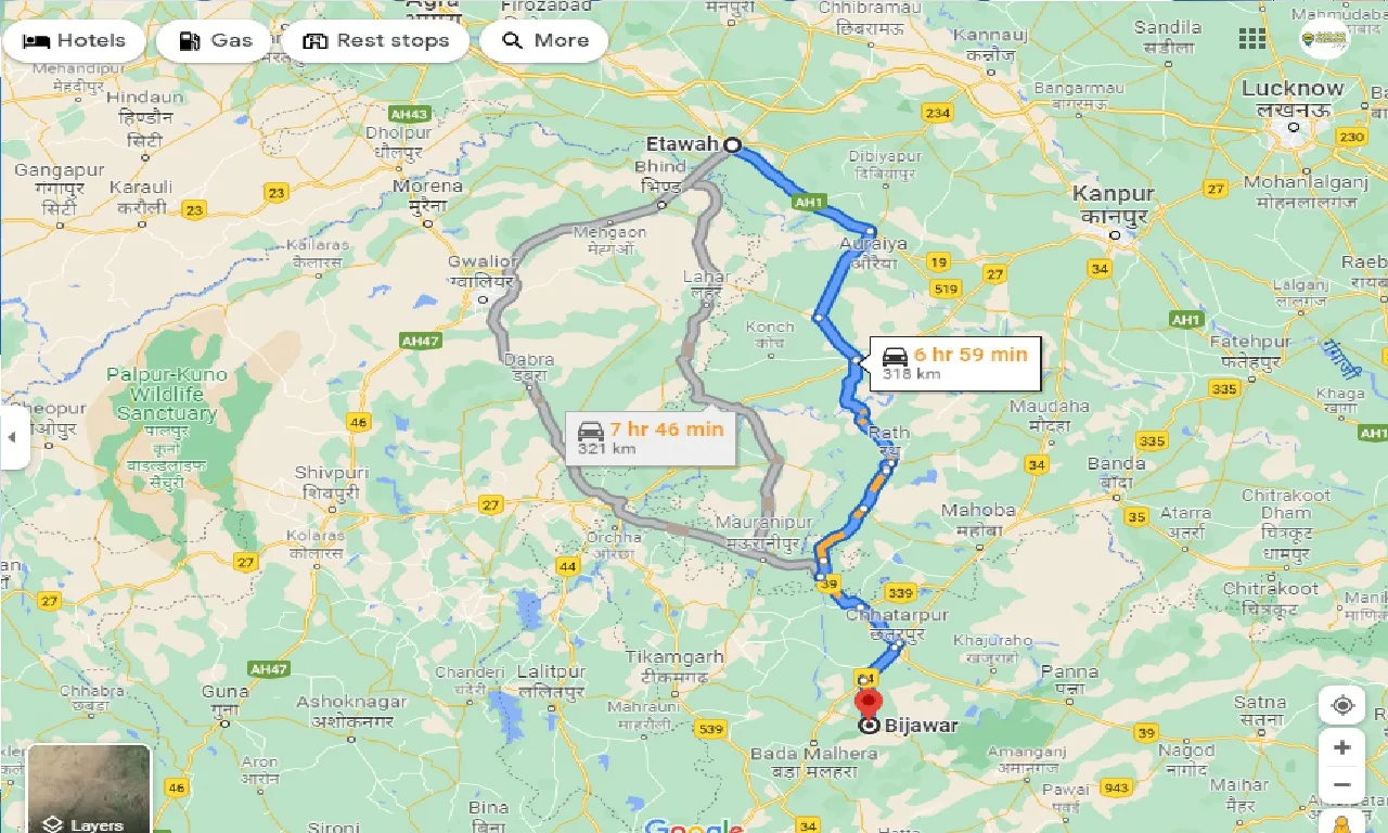 etawah-to-bijawar-taxi
