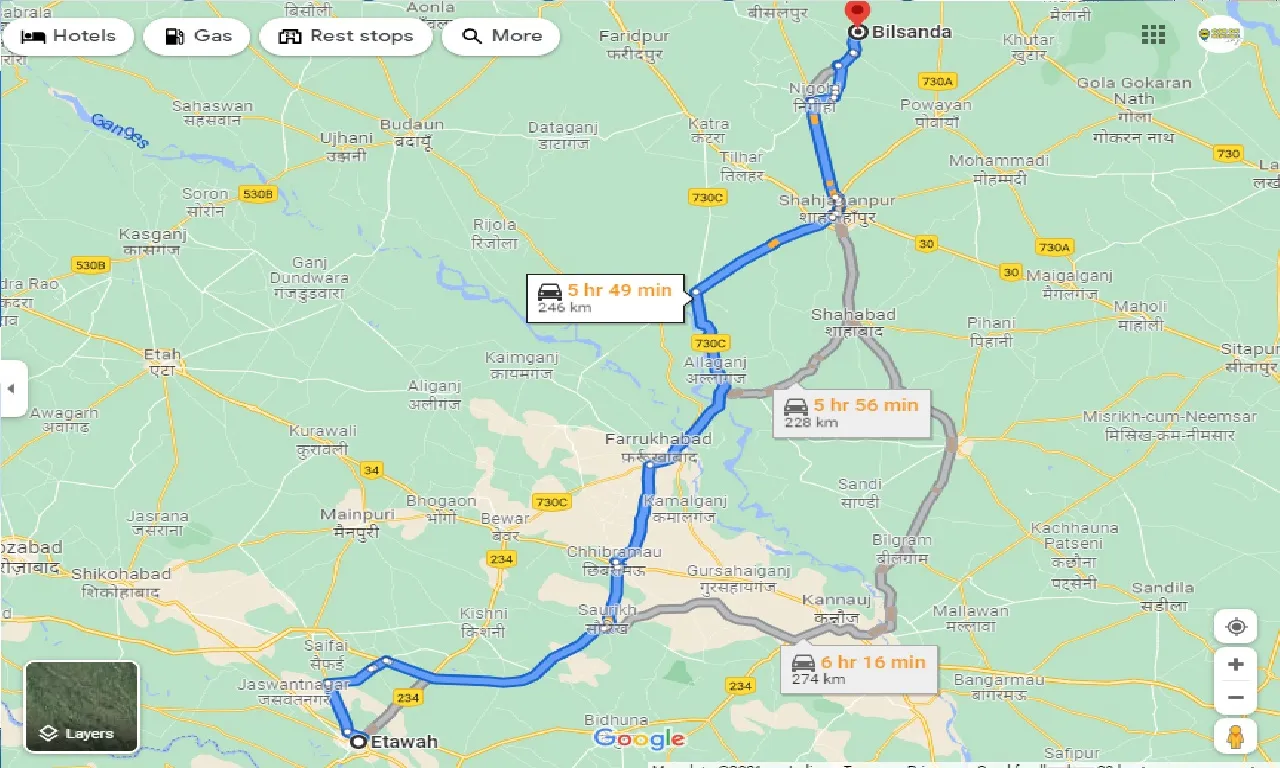 etawah-to-bilsanda-taxi