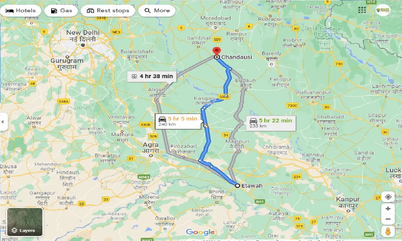 etawah-to-chandausi-taxi