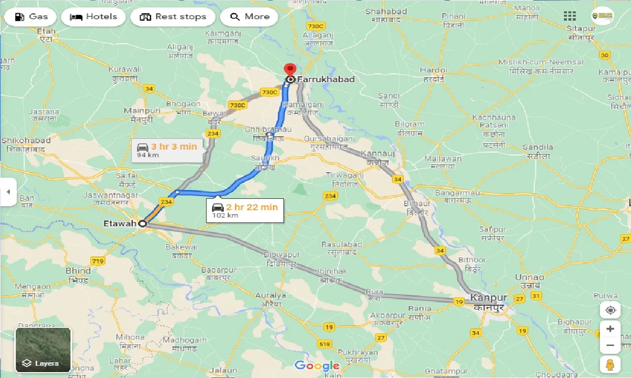 etawah-to-farrukhabad-one-way