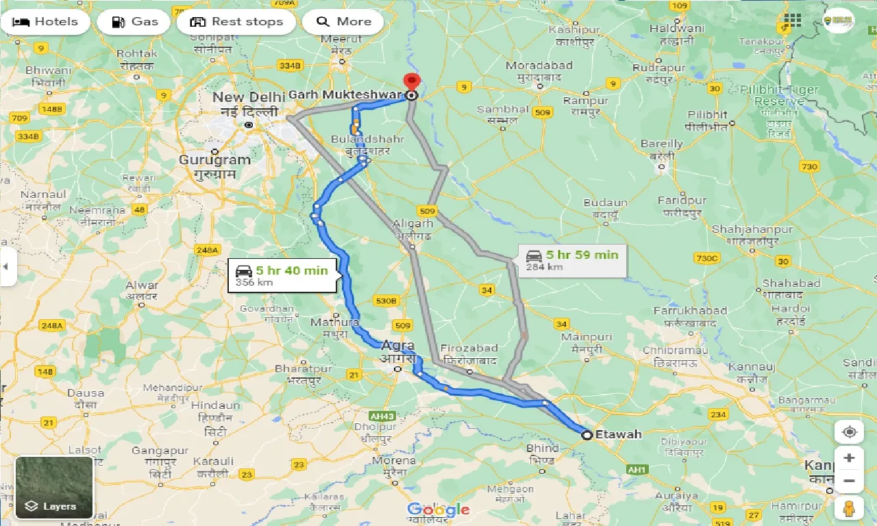 etawah-to-garh-mukteshwar-one-way