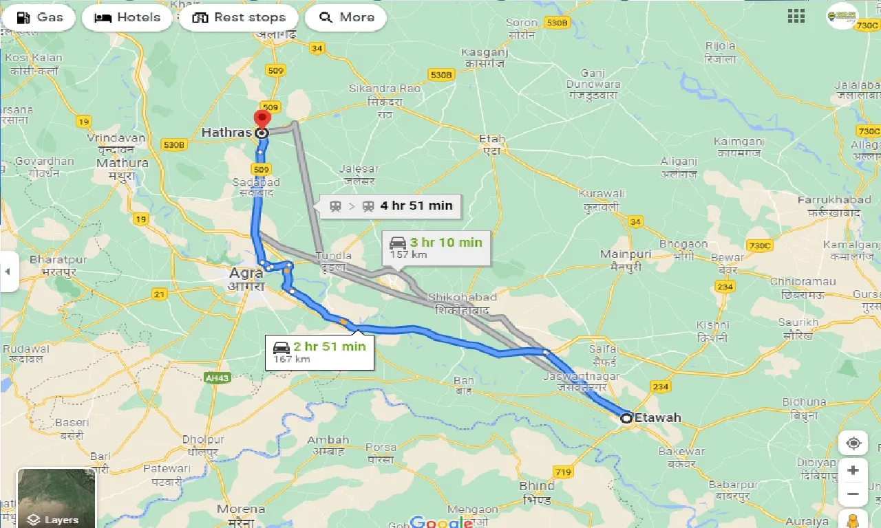 etawah-to-hathras-taxi