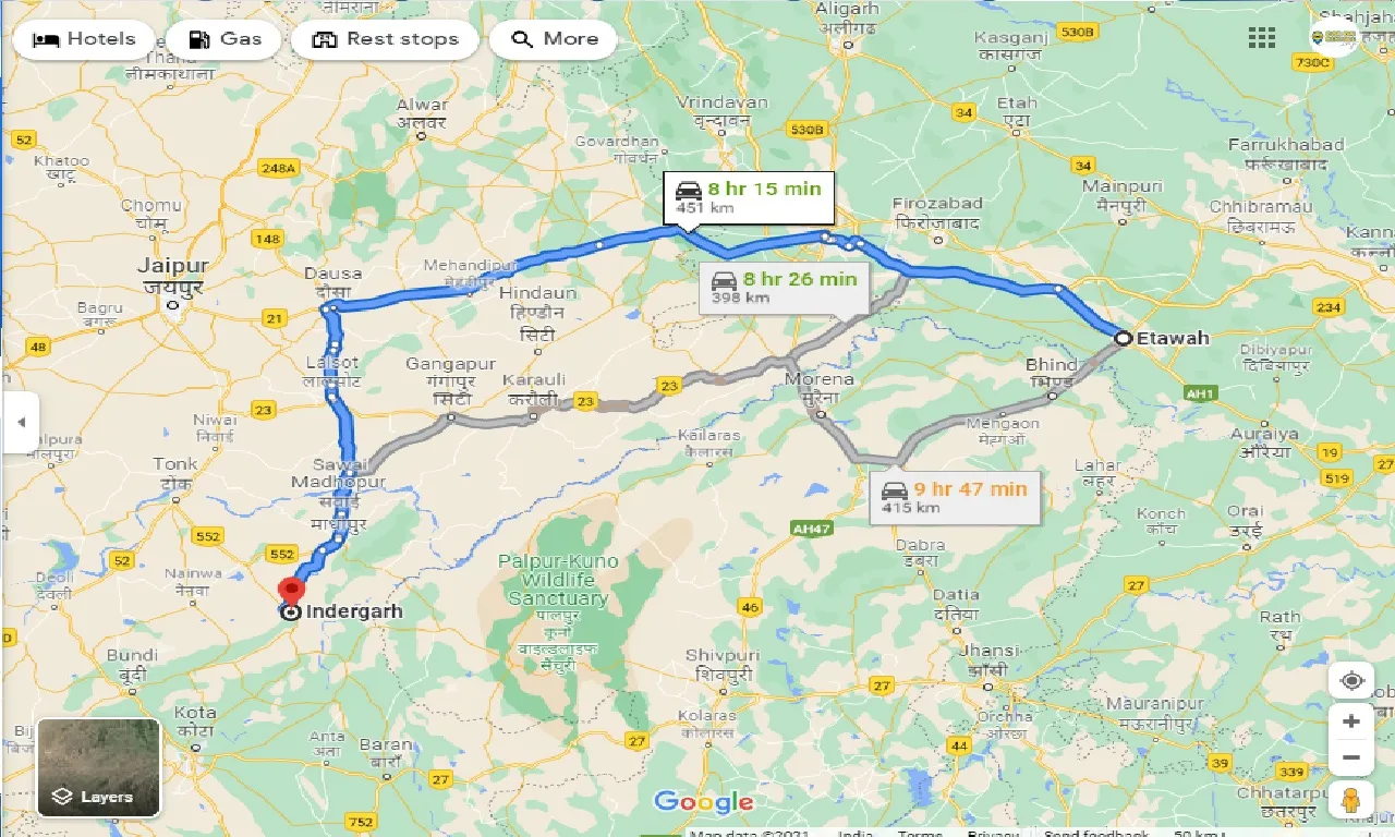 etawah-to-indergarh-one-way