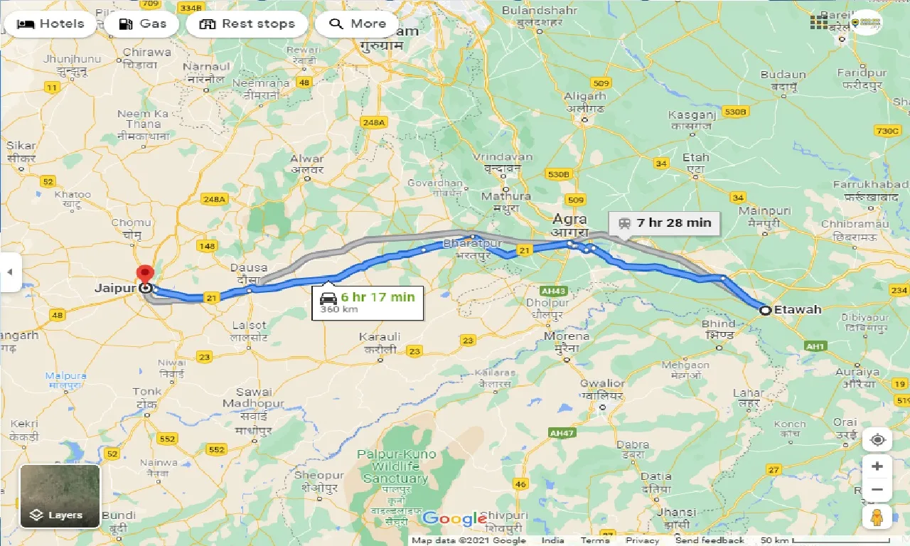 etawah-to-jaipur-one-way
