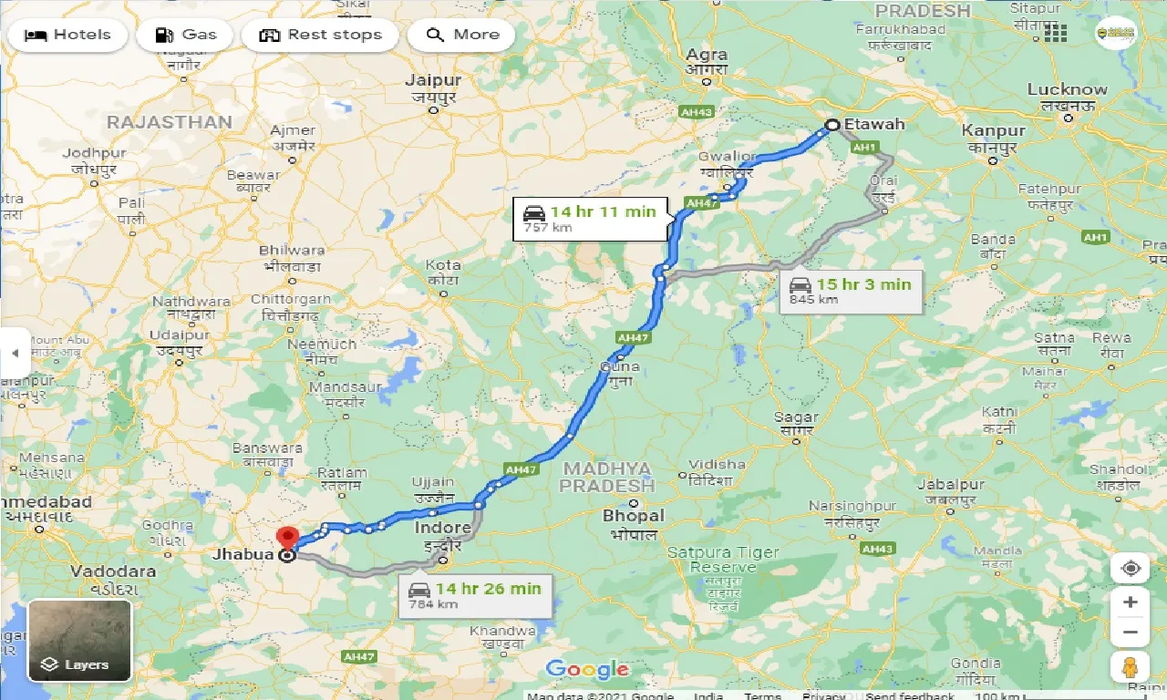 etawah-to-jhabua-taxi
