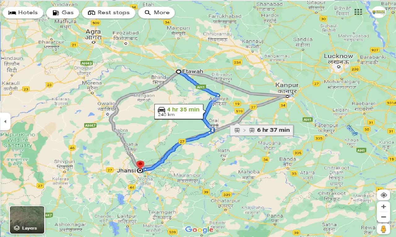 etawah-to-jhansi-one-way