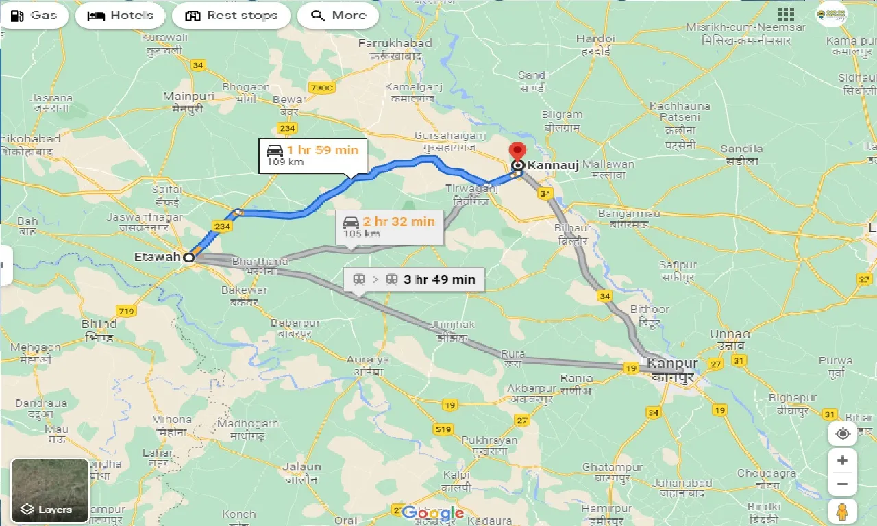 etawah-to-kannauj-one-way