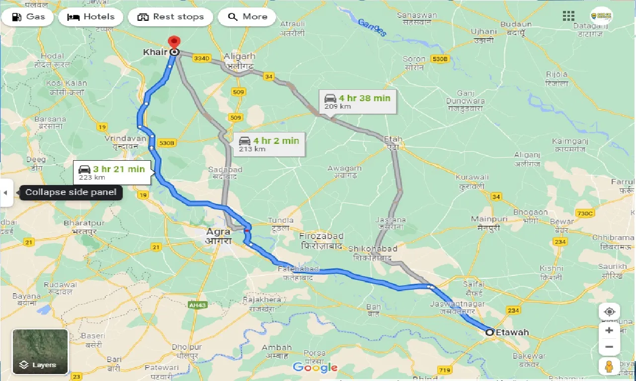etawah-to-khair-taxi