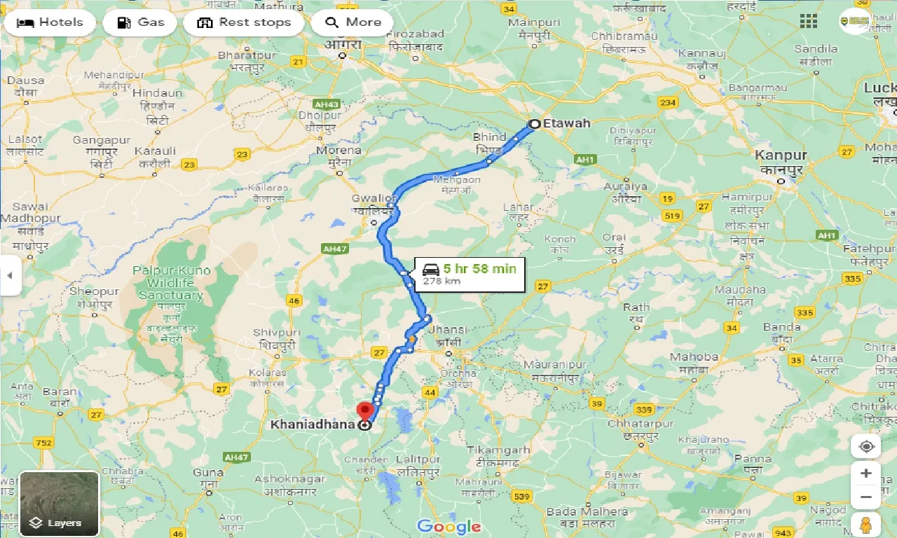 etawah-to-khaniadhana-taxi