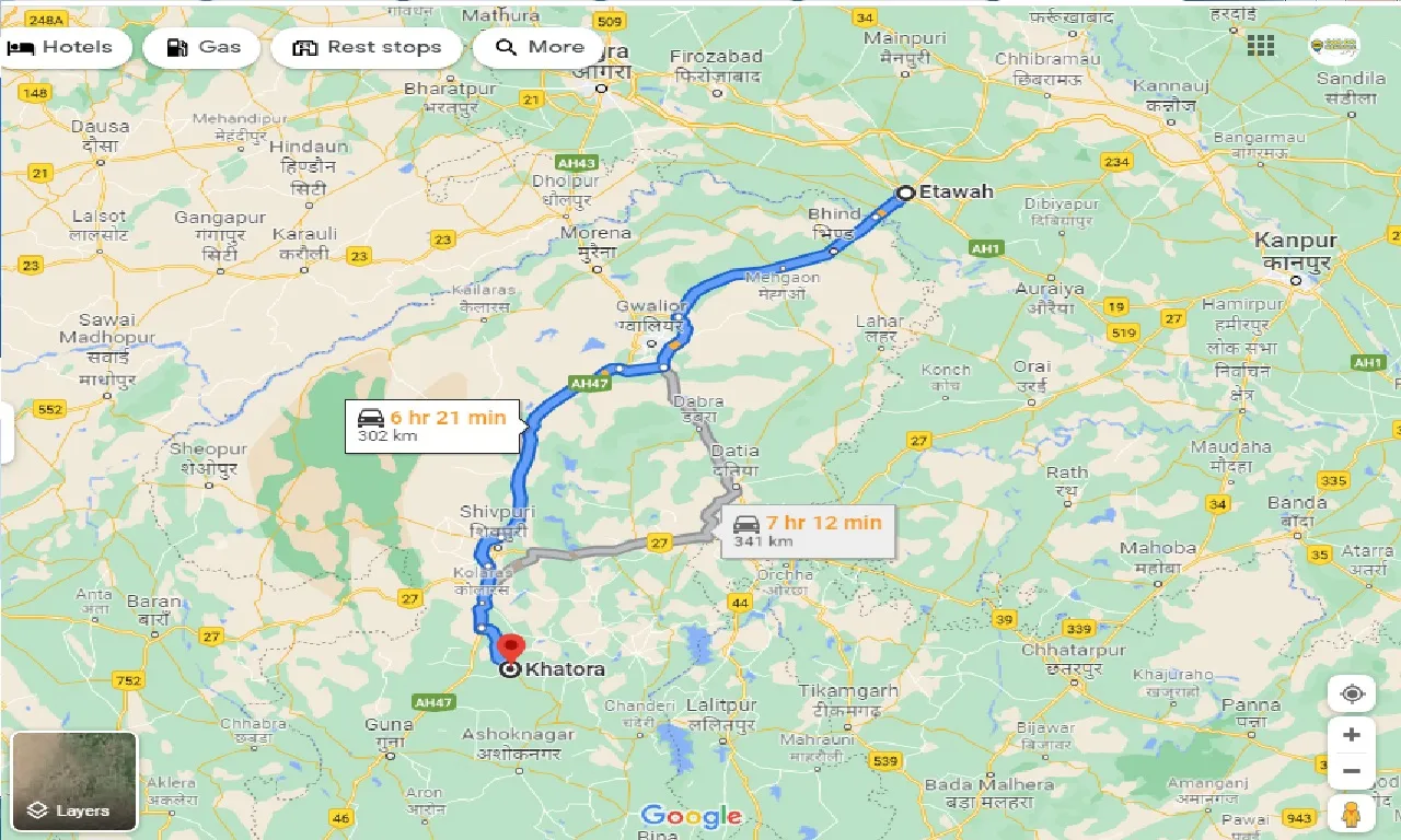 etawah-to-khatora-taxi