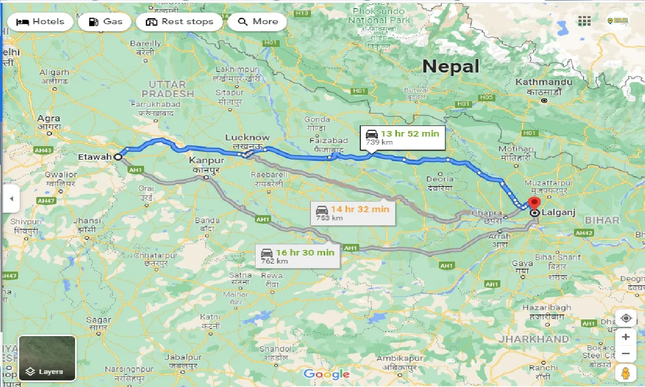 etawah-to-lalganj-bihar-taxi