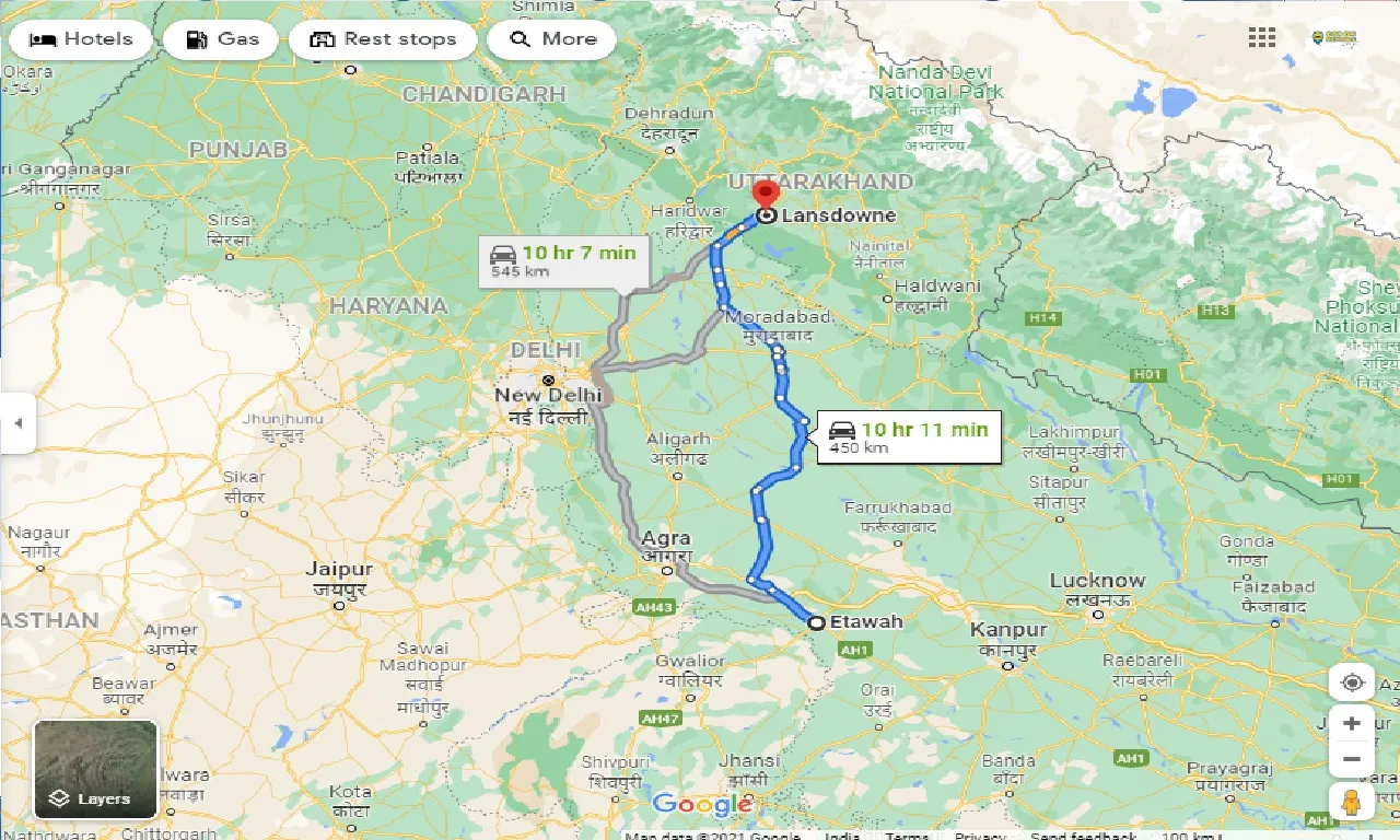 etawah-to-lansdowne-taxi