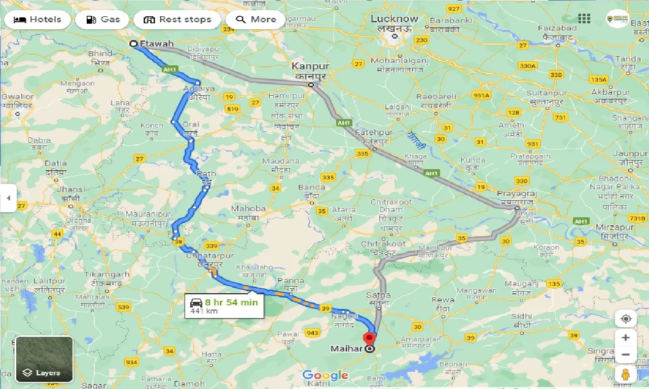 etawah-to-maihar-taxi